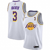 Lakers 3 Anthony Davis White 2020-2021 City Edition Nike Swingman Jerseys Dyin,baseball caps,new era cap wholesale,wholesale hats